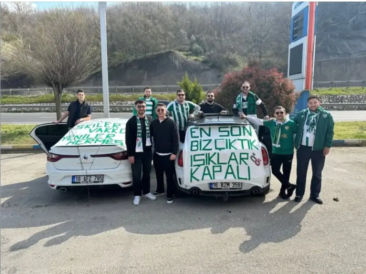 Bursasporlu taraftarlar Eskişehir'e akın etti! 7
