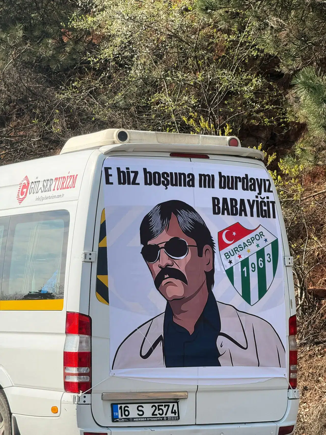 Bursasporlu taraftarlar Eskişehir'e akın etti! 1