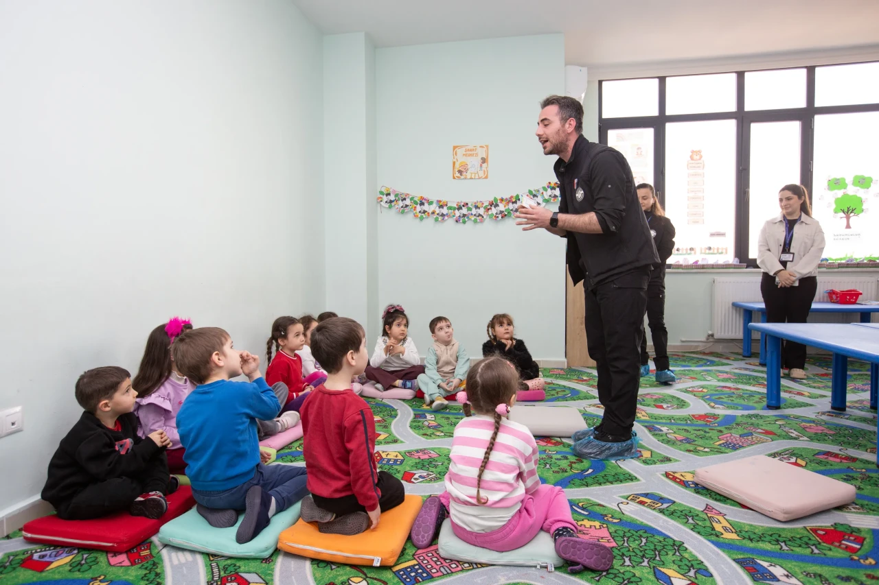 Çocuklara afet bilinci  eğitimi verildi