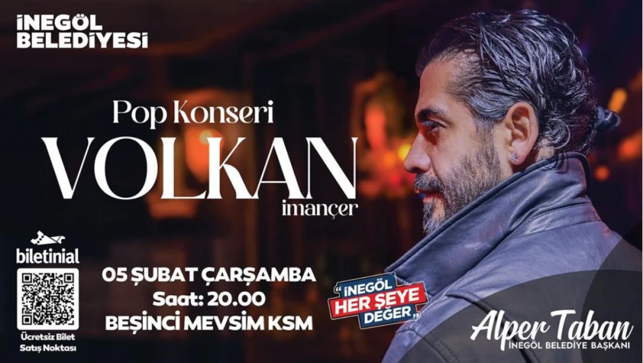 İnegöl'de ücretsiz konser