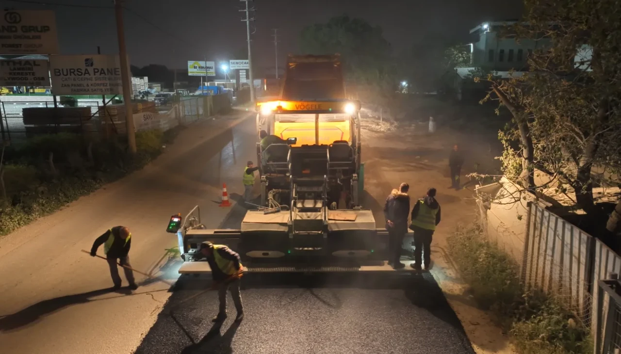 Çalı-Kayapa yolu için gece mesaisi