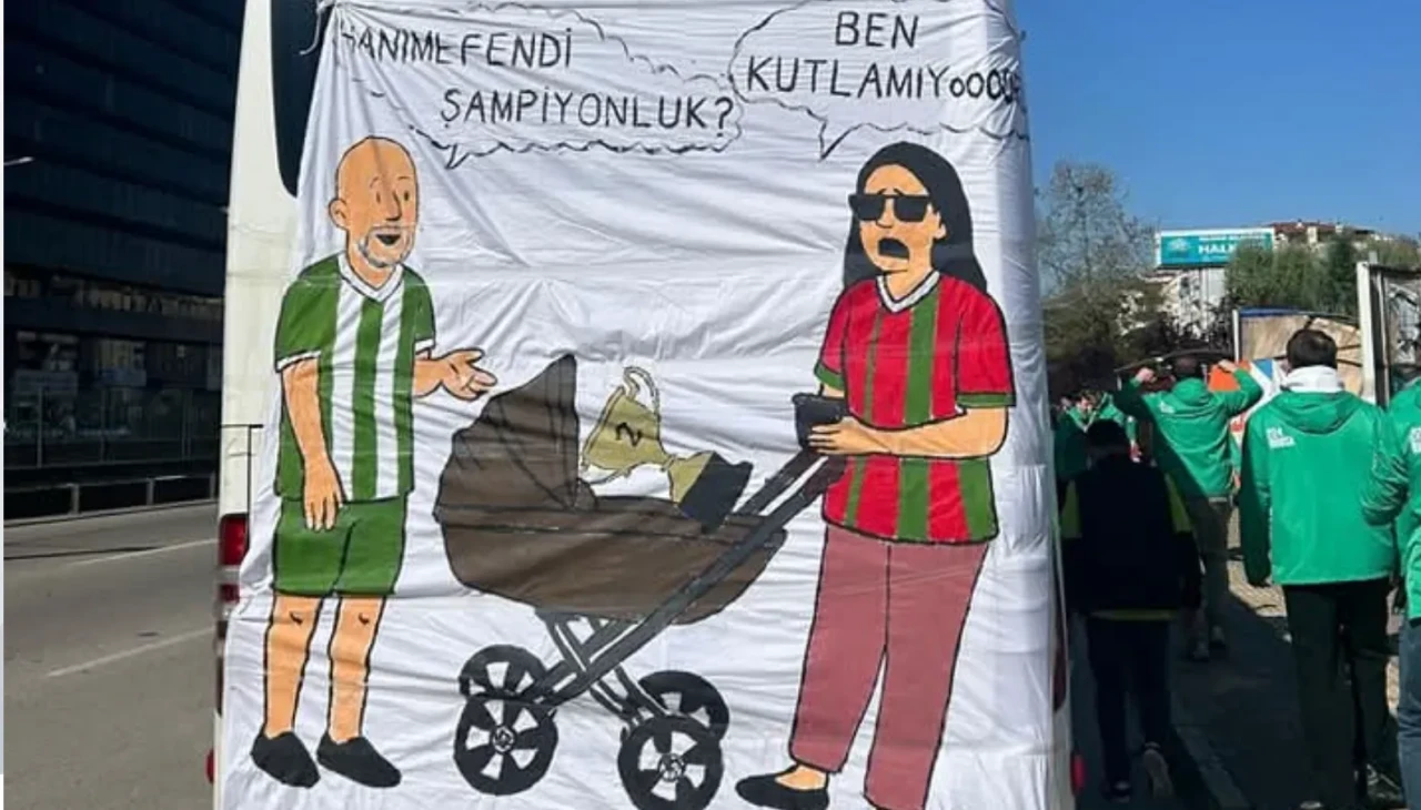 Bursaspor taraftarından Karşıyaka'ya mesaj