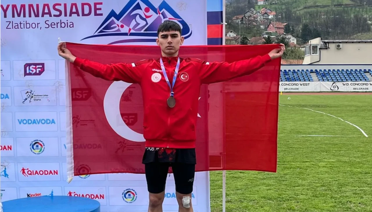 Osmangazili milli atlet dünya üçüncüsü oldu