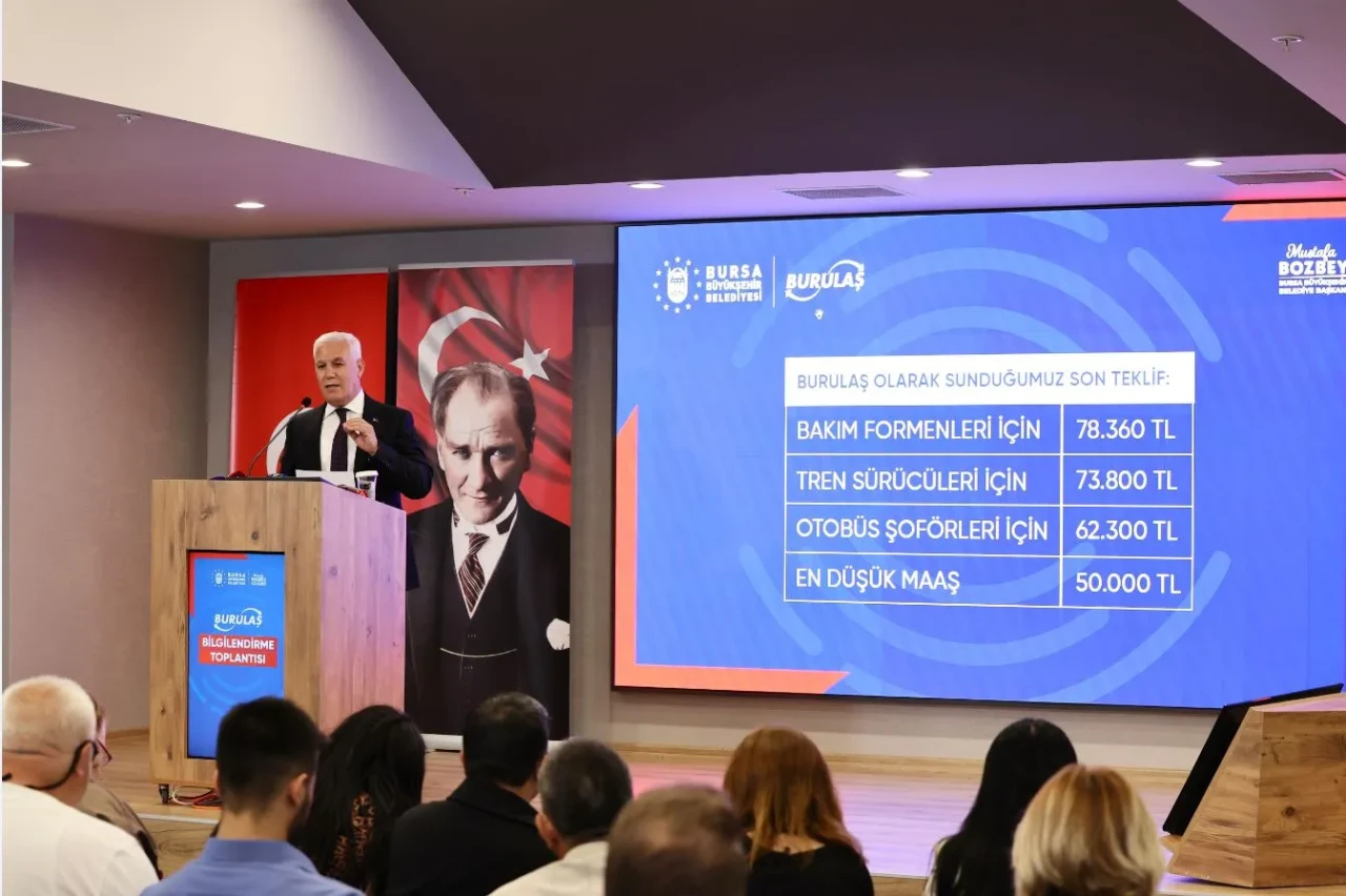 Bozbey teklifleri açıkladı! İşte BURULAŞ'ta zam gerçeği