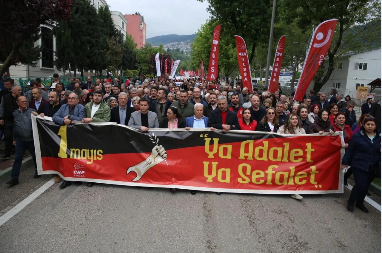 Bursa’da 1 Mayıs coşkuyla kutlandı