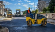 Dev projede asfalt  çalışmaları hız kazandı