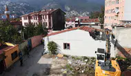 Sit alanındaki kaçak yapı yıkıldı