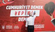“Cumhuriyet demek, hepimiz demek”