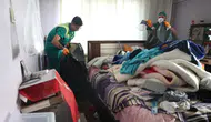 Çöp evden 2.5 ton geri dönüşüm çıkarıldı