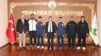 Dünya Şampiyonası öncesi başkanla buluştular