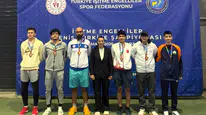 Osmangazili raketler madalyaları topladı