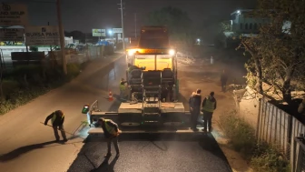 Çalı-Kayapa yolu için gece mesaisi