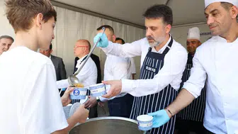 Biba'dan FSM'de aşure ikramı