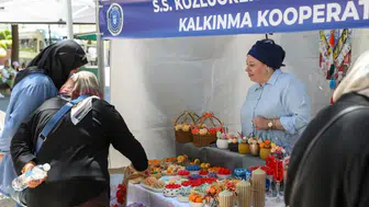 Kadın üreticilere Dayanışma Pazarı