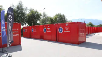 Bursa'da afet konteynerleri belediyelere devrediliyor