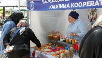 Kadın üreticilere Dayanışma Pazarı