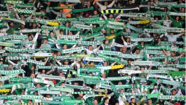 Bursaspor maçı için dev ekranlar kuruldu