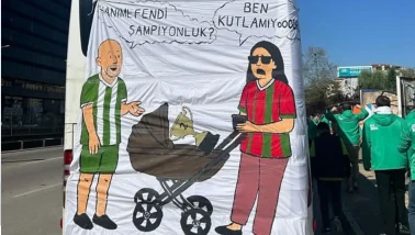 Bursaspor taraftarından Karşıyaka'ya mesaj