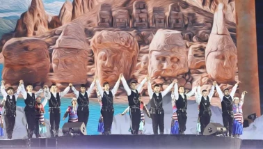 İnegöllü dansçılar Kazakistan'da sahne aldı