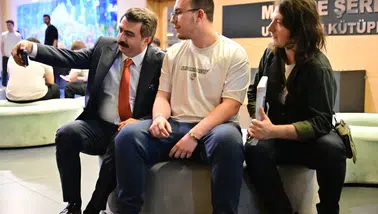 Başkan Yılmaz'da sınav öncesi öğrencilere moral desteği