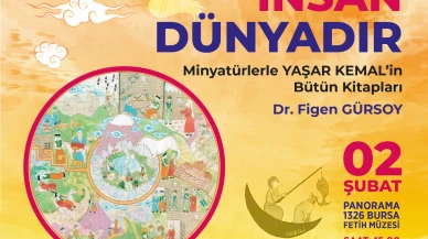 Osmangazi'de minyatür sanatıyla Yaşar Kemal sergisi