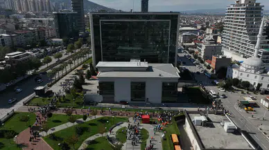 Bursa Büyükşehir binasında gerçeğini aratmayan tatbikat