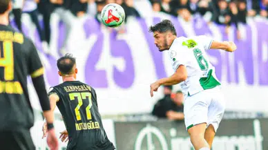 Bursaspor'a zirve yolunda ağır darbe!