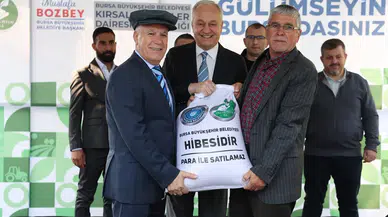 Bursalı çiftçiye 44 ton tohumluk buğday dağıtıldı