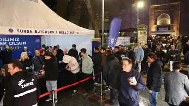 Bursa'nın 17 ilçesinde kandil ikramı
