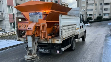 Beşevler bölgesinde yoğun tuzlama çalışması