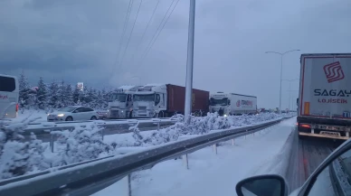 Bursa-İstanbul otoyolu kapandı!