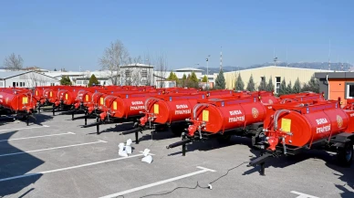 Bursa'da kırsala yangın tankeri