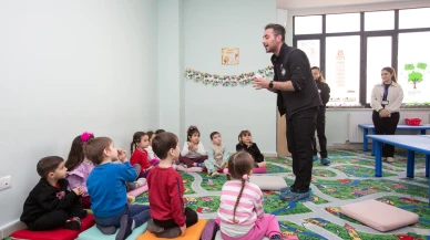 Çocuklara afet bilinci  eğitimi verildi