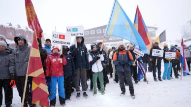 Genç kayakçılar piste çıktı