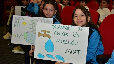 Çocuklara su tasarrufu aşılandı