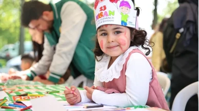 Merinos'ta çocuklara bayram eğlencesi