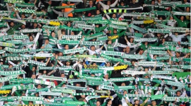 Bursaspor maçı için dev ekranlar kuruldu