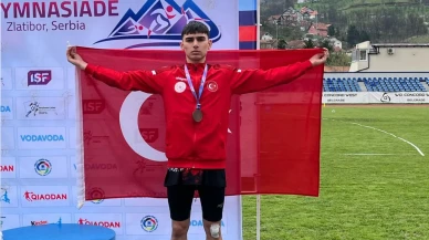 Osmangazili milli atlet dünya üçüncüsü oldu