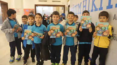 Çocuklara çevre bilinci kitapla aşılandı