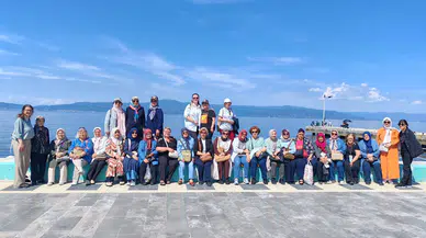 Gazi aileleri Mudanya'yı gezdi