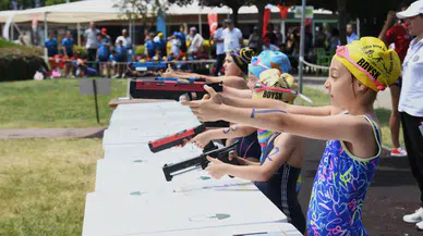 Osmangazi’de Triathle yarışları nefes kesti