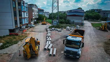 Bursa'da altyapı mesaisi sürüyor