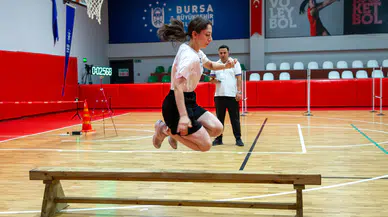 Zabıta adayları parkurda yarıştı