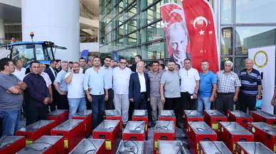 Bursa'da kırsal mahallelere ekipman desteği