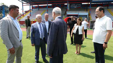 Mustafakemalpaşa Stadı’nı  baştan sona yenilendi