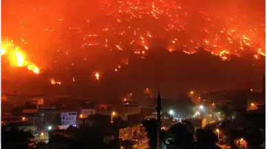 Çanakkale söndürülemiyor! Tahliyeler yapıldı