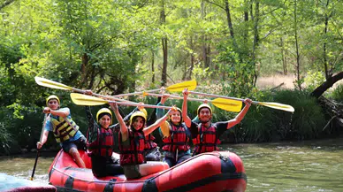 Bursa’da rafting heyecanı