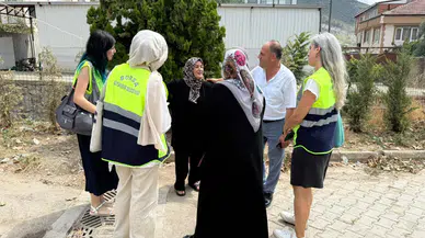 Yangın mağdurlarının yaraları sarılıyor