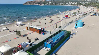 Mavi Bayraklı plajda su kalitesi korunacak