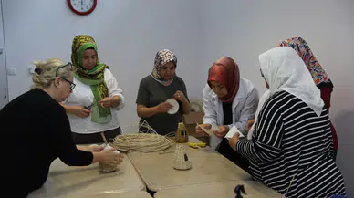 Kadınlara sepet örücülüğü kursu